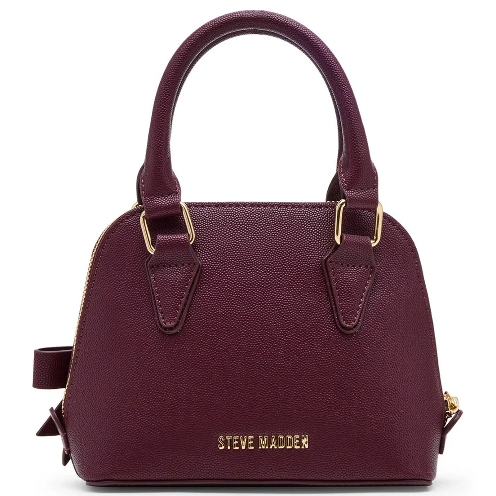 NWT Steve Madden
Bhope-D Mini Satchel Bag  COLOR WINE Mea - Picture 3 of 7